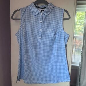 WOMENS FOOTJOY GOLF SLEEVELESS POLO